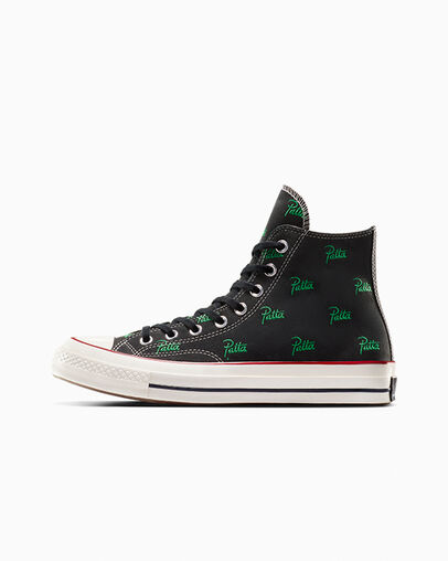 Black / Green Converse Converse x Patta Chuck 70 Men Sneakers UK | C-19342789