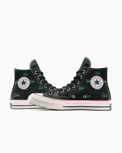 Black / Green Converse Converse x Patta Chuck 70 Men Sneakers UK | C-19342789