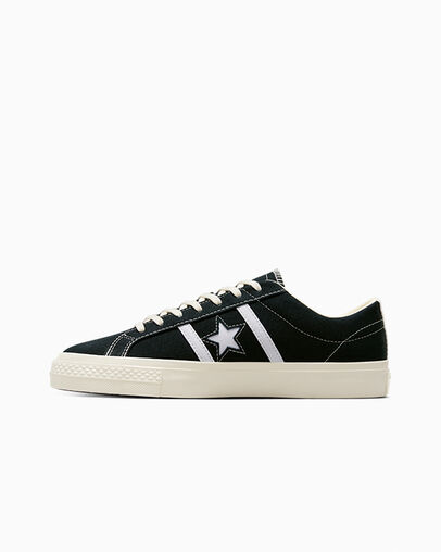 Black / Red Converse Converse x PLAY Comme des Garçons One Star Academy Pro Men Tennis Shoes UK | C-47985369