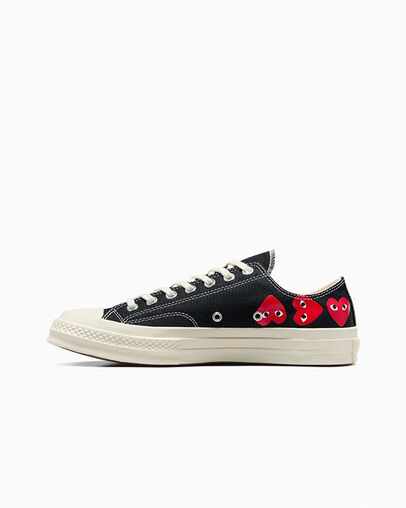 Black / Red Converse Converse x PLAY Comme des Garçons Chuck 70 Multi Heart Men Sneakers UK | C-18079539