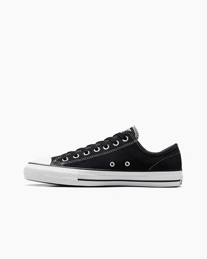 Black / White Converse CONS Chuck Taylor All Star Pro Suede Women Skate Shoes UK | C-25031489