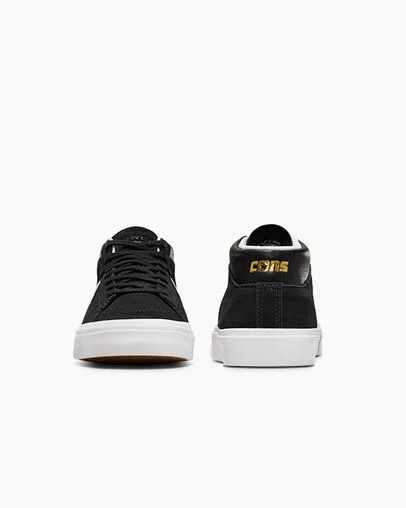 Black / White Converse CONS Louie Lopez Pro Suede and Leather Men Skate Shoes UK | C-62781499