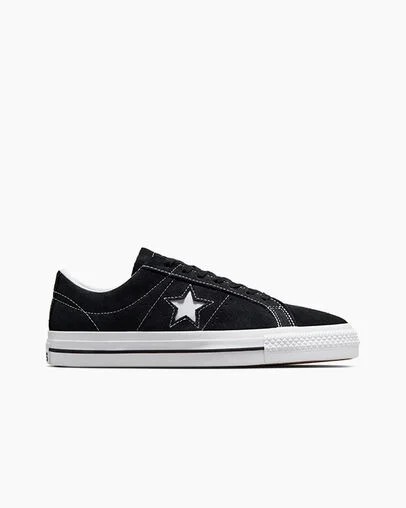 Black / White Converse CONS One Star Pro Suede Women Skate Shoes UK | C-75491269