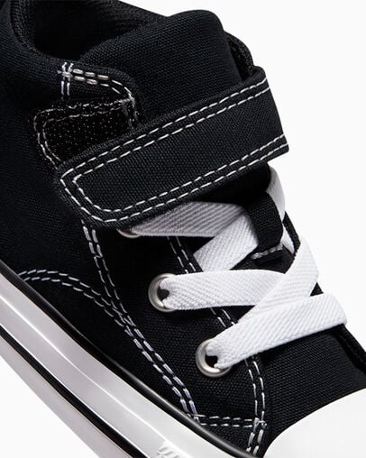 Black / White Converse Chuck Taylor All Star Malden Street Kids' Boots UK | C-67183409