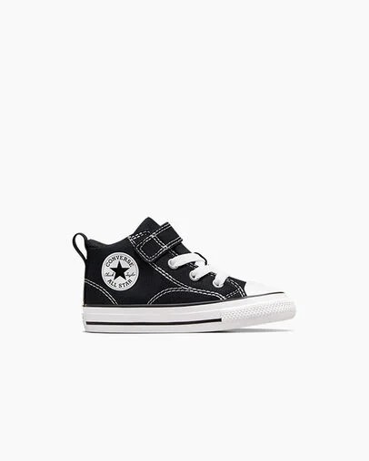 Black / White Converse Chuck Taylor All Star Malden Street Kids\' Boots UK | C-67183409