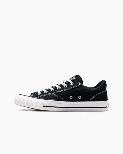 Black / White Converse Chuck Taylor All Star Malden Street Women Tennis Shoes UK | C-87254969