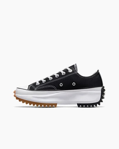 Black / White Converse Run Star Hike Men Platform Shoes UK | C-64297809