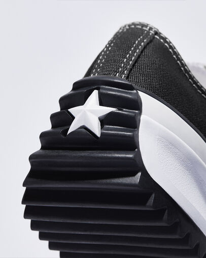 Black / White Converse Run Star Hike Men Platform Shoes UK | C-64297809