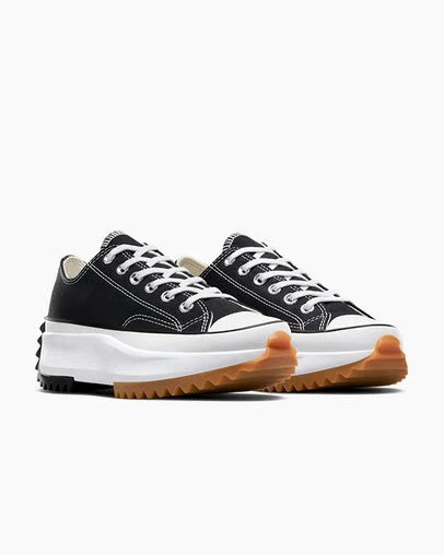 Black / White Converse Run Star Hike Women Platform Shoes UK | C-01853949