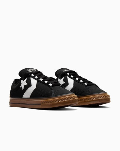 Black / White Converse Star Player 76 Puff Women Tennis Shoes UK | C-47839059