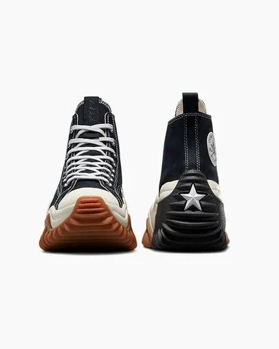 Black / White / Orange Converse Run Star Motion Women Platform Shoes UK | C-89610279