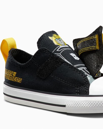 Black / Yellow / Red Converse Converse x Transformers Chuck Taylor All Star Kids' Sneakers UK | C-46719309