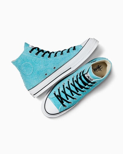 Blue Converse Converse x Stüssy Chuck 70 Men Sneakers UK | C-12039859