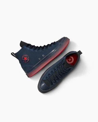 Blue / Black / Red Converse Chuck Taylor All Star CX EXP2 Men Sneakers UK | C-16482309