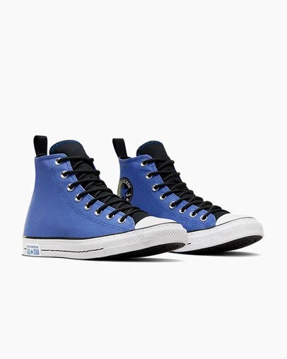 Blue / Black / White Converse Chuck Taylor All Star Vintage Athletic Men Sneakers UK | C-59672849