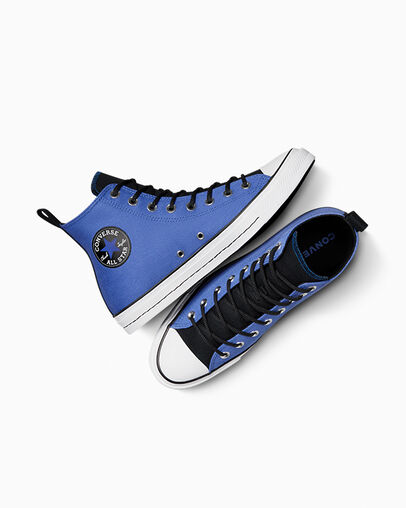 Blue / Black / White Converse Chuck Taylor All Star Vintage Athletic Men Sneakers UK | C-59672849