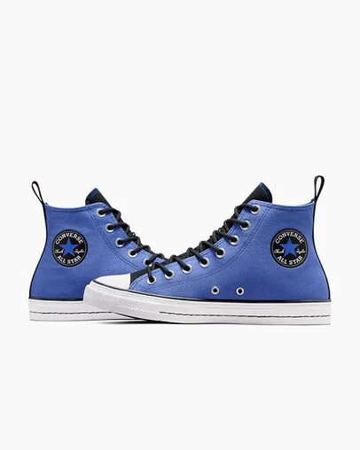 Blue / Black / White Converse Chuck Taylor All Star Vintage Athletic Men Sneakers UK | C-59672849