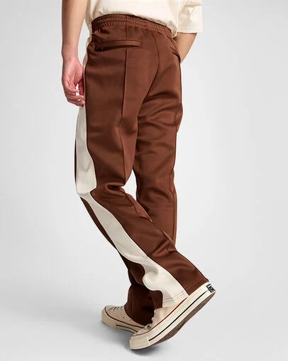 Brown Converse Retro Men Track Pants UK | C-07938519