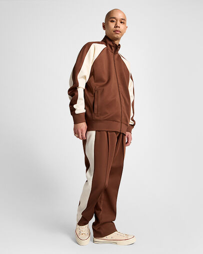 Brown Converse Retro Men Track Pants UK | C-07938519