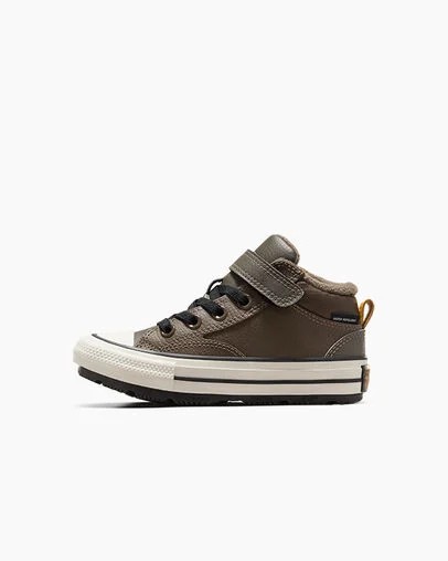 Brown / Black Converse Chuck Taylor All Star Malden Street Kids' Boots UK | C-52468099