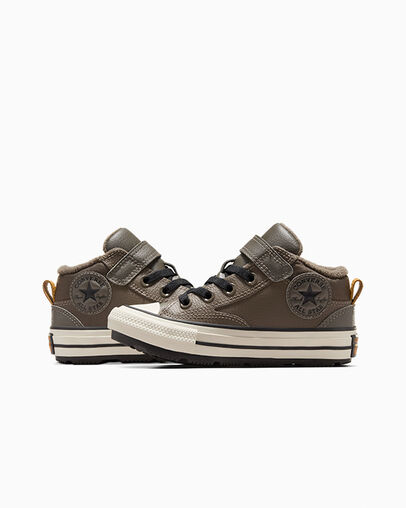 Brown / Black Converse Chuck Taylor All Star Malden Street Kids' Boots UK | C-52468099