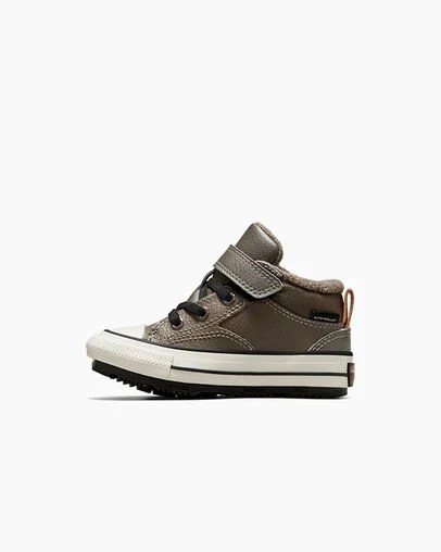 Brown / Black Converse Chuck Taylor All Star Water-Repellent Malden Street Kids' Boots UK | C-73456909