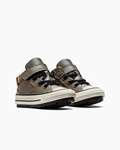 Brown / Black Converse Chuck Taylor All Star Water-Repellent Malden Street Kids' Boots UK | C-73456909