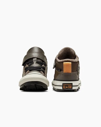 Brown / Black Converse Chuck Taylor All Star Water-Repellent Malden Street Kids' Boots UK | C-73456909