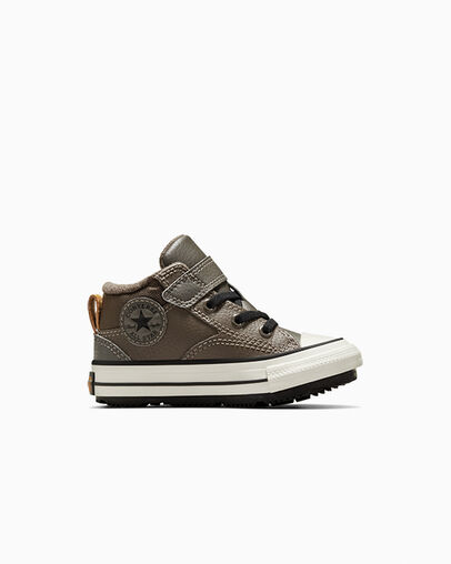 Brown / Black Converse Chuck Taylor All Star Water-Repellent Malden Street Kids\' Boots UK | C-73456909