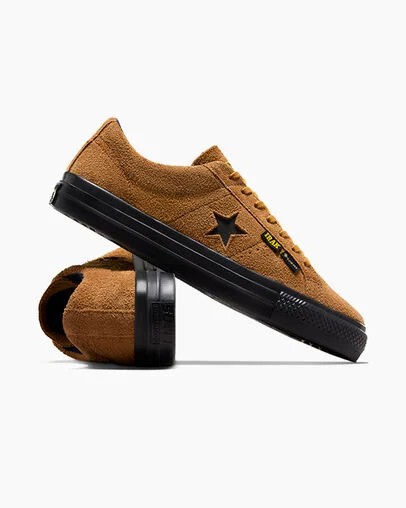 Brown / Black Converse Converse x IRAK NYC One Star Pro Men Tennis Shoes UK | C-64753829