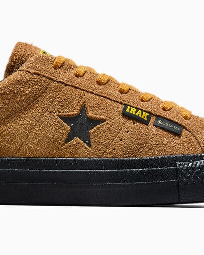 Brown / Black Converse Converse x IRAK NYC One Star Pro Men Tennis Shoes UK | C-64753829