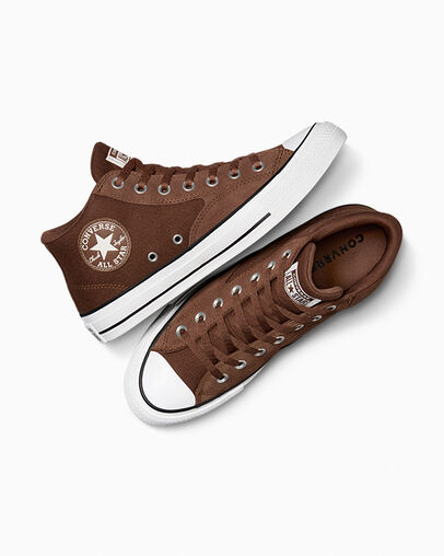 Brown / Brown / White Converse Chuck Taylor All Star Malden Street Women Boots UK | C-48310299