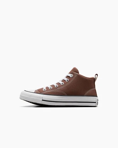 Brown / White / Black Converse Chuck Taylor All Star Malden Street Kids' Boots UK | C-42790169