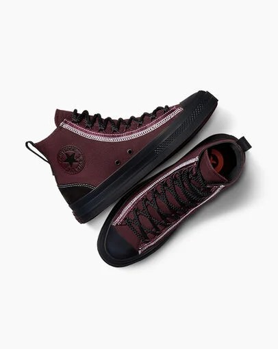 Burgundy / Black / White Converse Chuck Taylor All Star CX EXP2 Men Sneakers UK | C-26403179