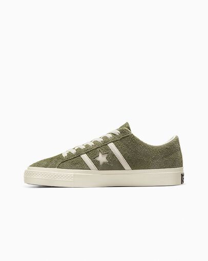 Dark Green / Black Converse One Star Academy Pro Suede Men Skate Shoes UK | C-49081539