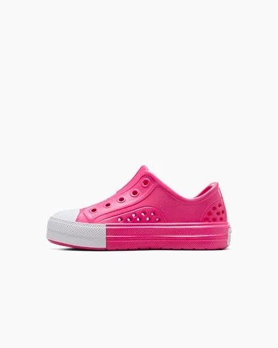 Fuchsia / Fuchsia Converse Chuck Taylor All Star Play Lite CX Kids' Sneakers UK | C-21587499