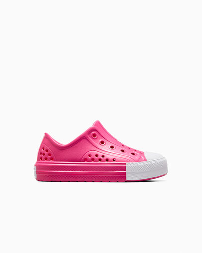 Fuchsia / Fuchsia Converse Chuck Taylor All Star Play Lite CX Kids\' Sneakers UK | C-21587499