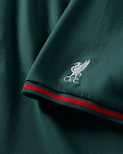 Green Converse Converse x Liverpool FC Marquis Polo Women Polo Shirts UK | C-48657199