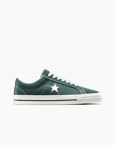 Green / Black / White Converse Converse x thisisneverthat One Star Pro Men Sneakers UK | C-72639549