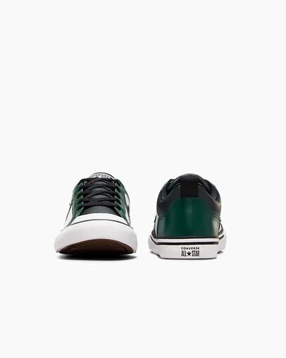 Green / Black / White Converse Pro Blaze Kids' Sneakers UK | C-91307259