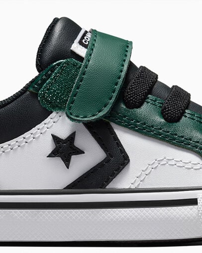 Green / Black / White Converse Pro Blaze Kids' Sneakers UK | C-58492019