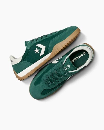 Green / White Converse Run Star Women Trainers UK | C-45692719