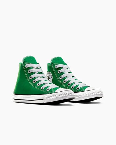 Green / White / Black Converse Chuck Taylor All Star Sketch Kids' Sneakers UK | C-07621959