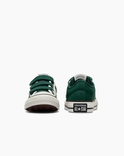 Green / White / Black Converse Star Player 76 Luxe Kids' Sneakers UK | C-07846259