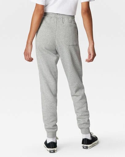 Grey Converse Go-To Embroidered Star Chevron Standard-Fit Men Sweatpants UK | C-98361759