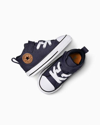 Grey Purple / White Converse Chuck Taylor All Star Malden Street Kids' Canvas Shoes UK | C-98125349