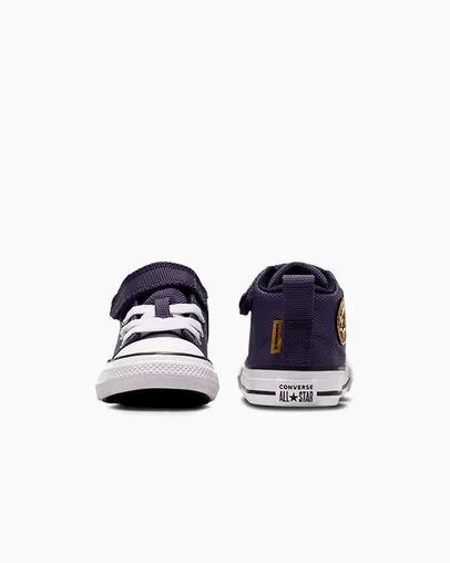 Grey Purple / White Converse Chuck Taylor All Star Malden Street Kids' Canvas Shoes UK | C-98125349