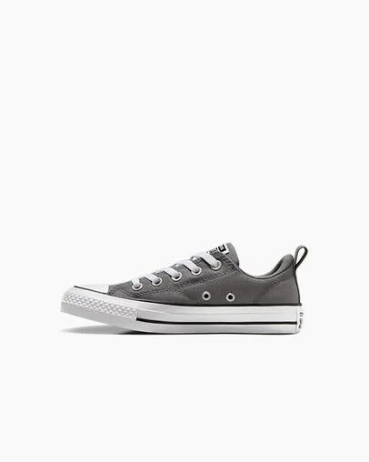 Grey / Black / White Converse Chuck Taylor All Star Malden Street Kids' Sneakers UK | C-18437929