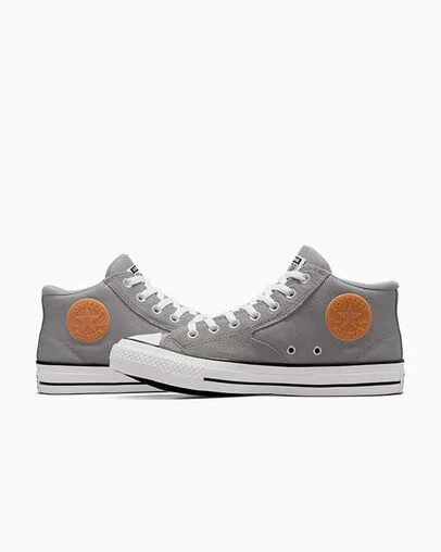 Grey / Orange / White Converse Chuck Taylor All Star Malden Street Women Boots UK | C-50236199