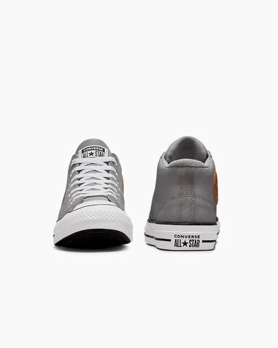 Grey / Orange / White Converse Chuck Taylor All Star Malden Street Women Boots UK | C-50236199